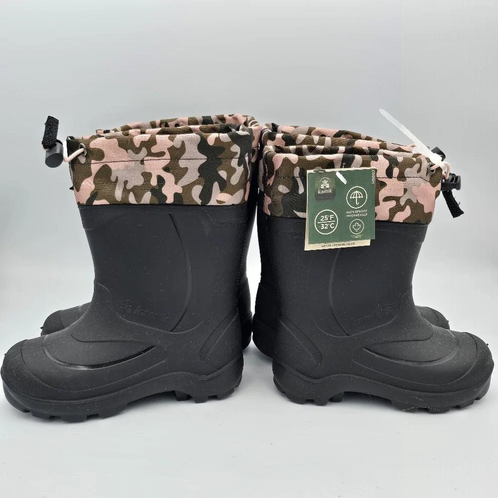 NWT Kamik Snowbuster 2 Kids Unisex Waterproof Snow Boots with removable Lining - Picture 12 of 16